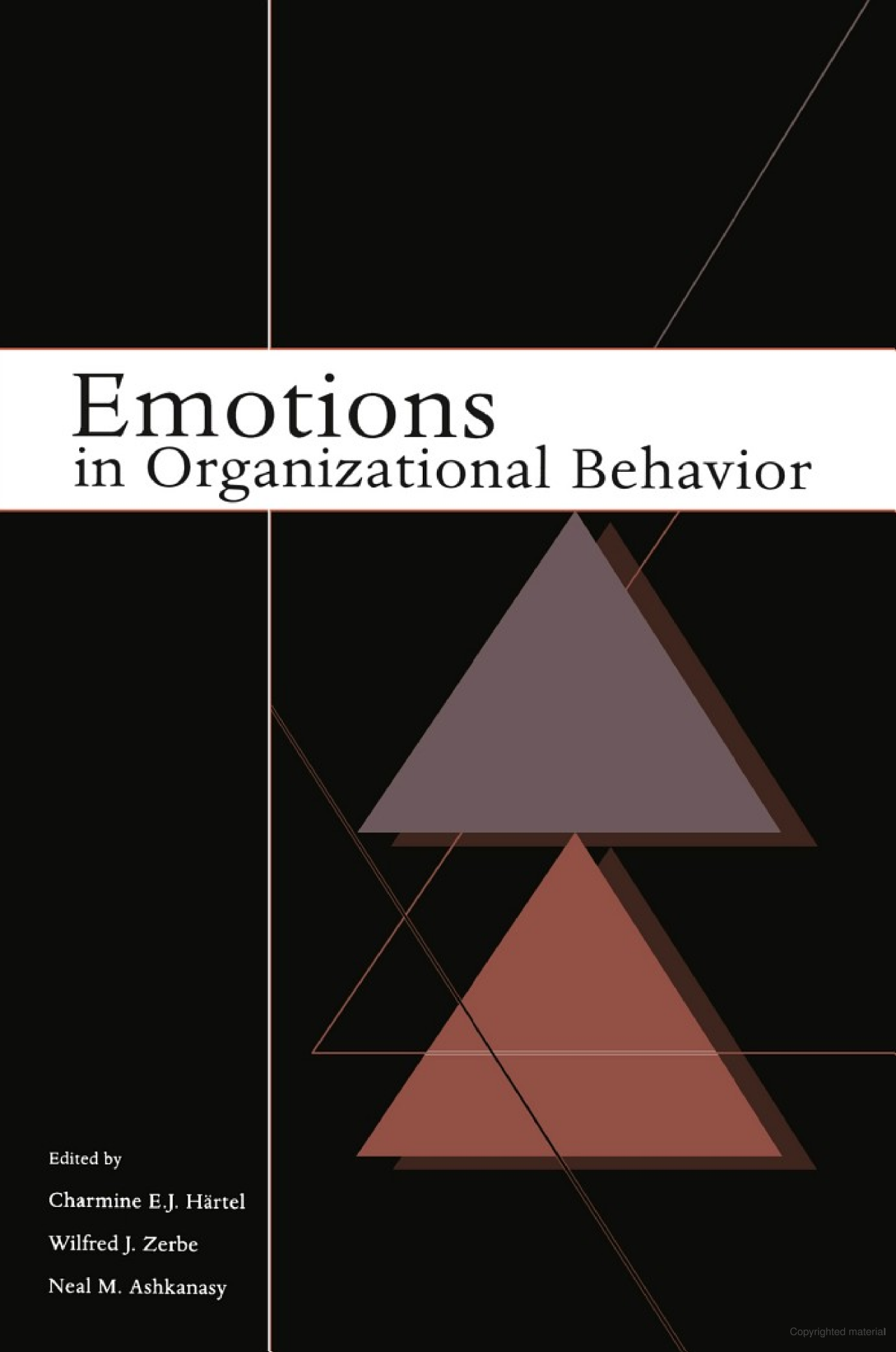 Book cover of Emotions in Organizational Behavior